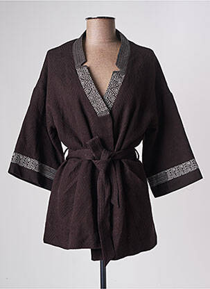 Veste kimono noir LA FIANCEE DU MEKONG pour femme