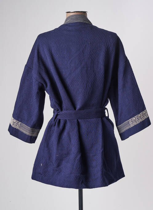 Veste kimono bleu LA FIANCEE DU MEKONG pour femme