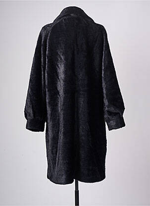 Manteau long coupe droite sans capuche noir LA FIANCEE DU MEKONG femme