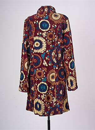 Manteau long coupe cintrée sans capuche marron LA FIANCEE DU MEKONG femme