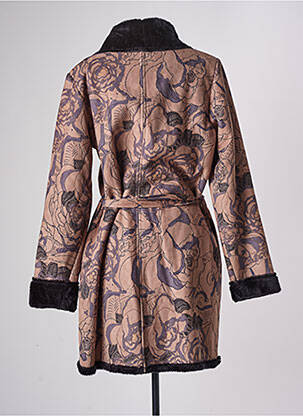 Manteau long coupe cintrée sans capuche beige LA FIANCEE DU MEKONG femme
