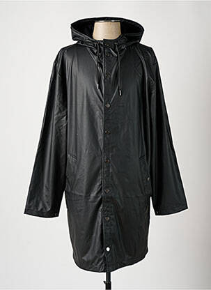 Imperméable coupe droite a capuche noir CELIO homme