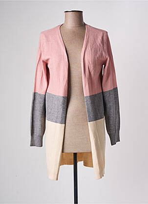 Gilet manches longues stretch rose STOOKER femme