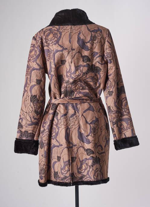 Manteau long coupe cintrée sans capuche beige LA FIANCEE DU MEKONG femme