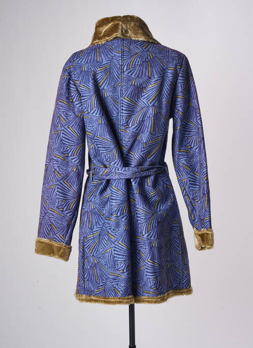 Manteau long bleu LA FIANCEE DU MEKONG pour femme