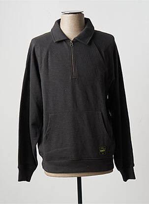 Pull col polo manches longues gris LEVI'S homme