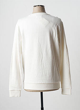 Pull finition bords-côtes manches longues beige BENDORFF homme