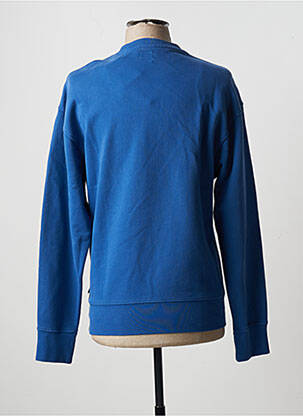 Pull finition bords-côtes manches longues bleu LEVI'S homme