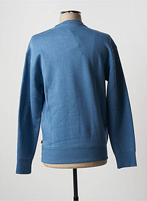 Pull finition bords-côtes manches longues bleu LEVI'S homme