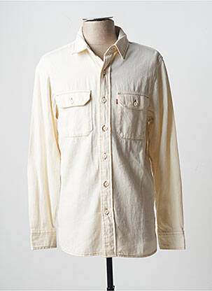 Chemise manches longues manches longues beige LEVI'S homme
