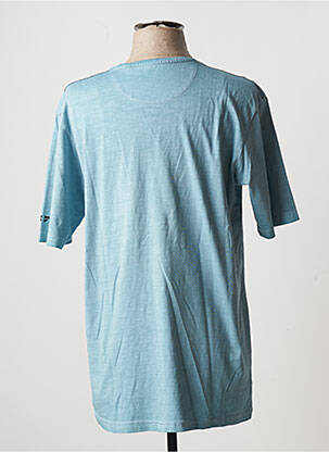 T-shirt coupe droite manches courtes bleu HERO BY JOHN MEDOOX homme