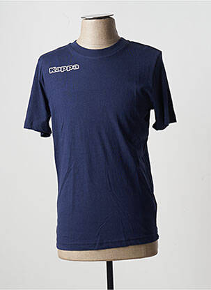 T-shirt coupe droite manches courtes bleu KAPPA homme