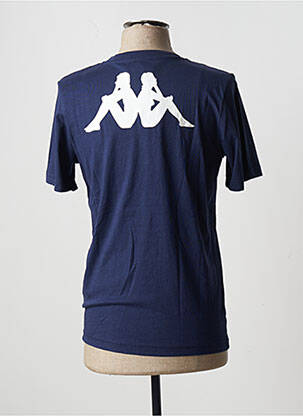 T-shirt coupe droite manches courtes bleu KAPPA homme