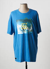 T-shirt bleu HERO BY JOHN MEDOOX pour homme seconde vue