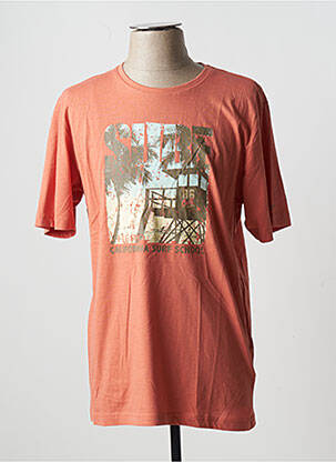 T-shirt orange HERO BY JOHN MEDOOX pour homme