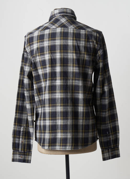 Chemise manches longues bleu BONOBO pour homme