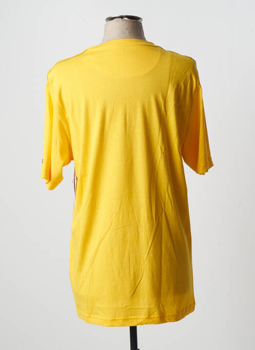 T-shirt jaune HERO BY JOHN MEDOOX pour homme