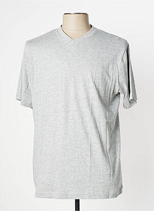 T-shirt gris TONY BROWN pour homme
