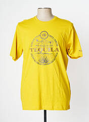 T-shirt jaune HERO SEVEN pour homme seconde vue