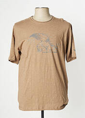 T-shirt marron HERO BY JOHN MEDOOX pour homme seconde vue