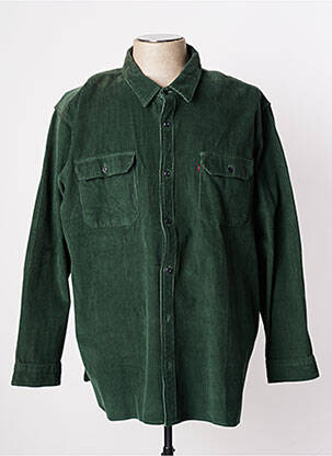 Chemise manches longues vert LEVIS pour homme