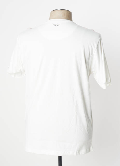 T-shirt blanc HERO BY JOHN MEDOOX pour homme