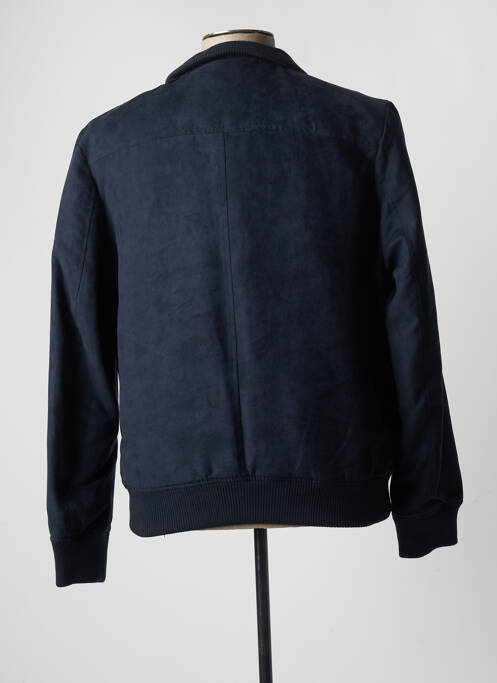 Blouson bleu DAN JOHN pour homme