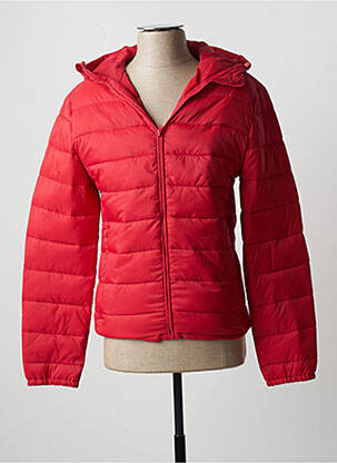 Doudoune poches a capuche rouge CELIO homme