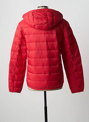 Doudoune poches a capuche rouge CELIO homme