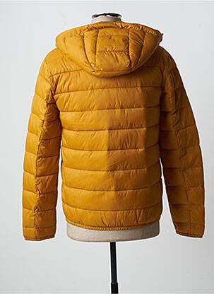 Doudoune poches a capuche jaune CELIO homme