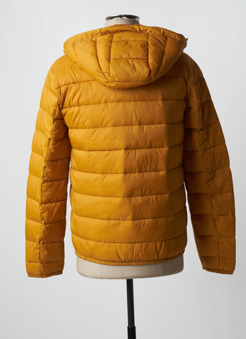 Doudoune manches longues a capuche jaune CELIO homme