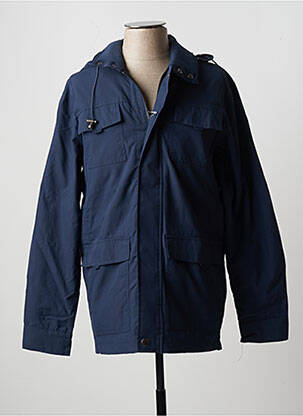 Parka manches longues a capuche bleu DAMART homme