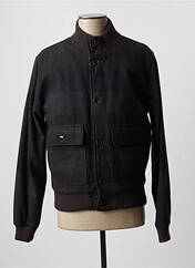 Blouson noir DAN JOHN pour homme seconde vue