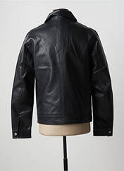 Veste simili cuir noir CELIO pour homme seconde vue