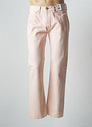 Jeans coupe droite tissage toile taille normale rose LEVIS homme