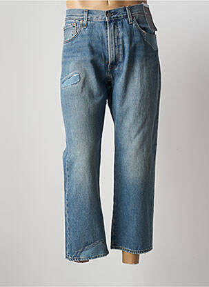 Jean coupe mom fermeture zippée sous rabat boutonné taille normale bleu LEVI'S homme