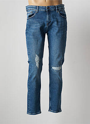 Jeans coupe slim slim taille normale bleu CELIO homme