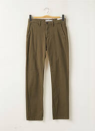 Pantalon chino stretch taille normale vert CELIO homme