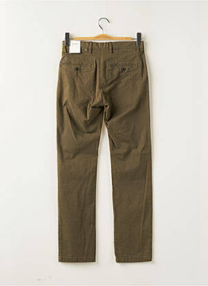 Pantalon chino stretch taille normale vert CELIO homme