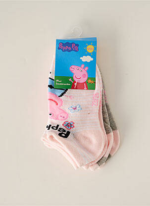Chaussettes rose PEPPA PIG pour fille