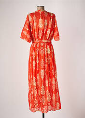 Robe longue orange GRACE & MILA pour femme seconde vue