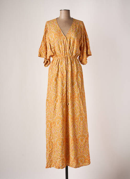 Robe longue jaune GRACE & MILA pour femme