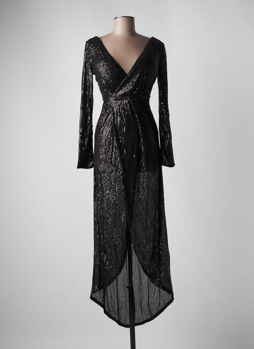 Robe longue noir PINK BOOM pour femme