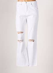 Jeans bootcut blanc R.DISPLAY pour femme seconde vue