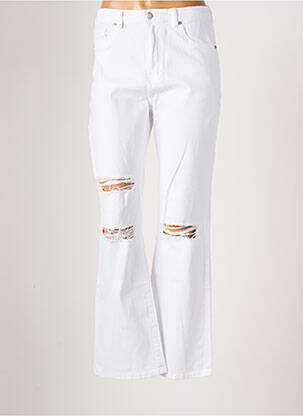 Jeans bootcut blanc R.DISPLAY pour femme