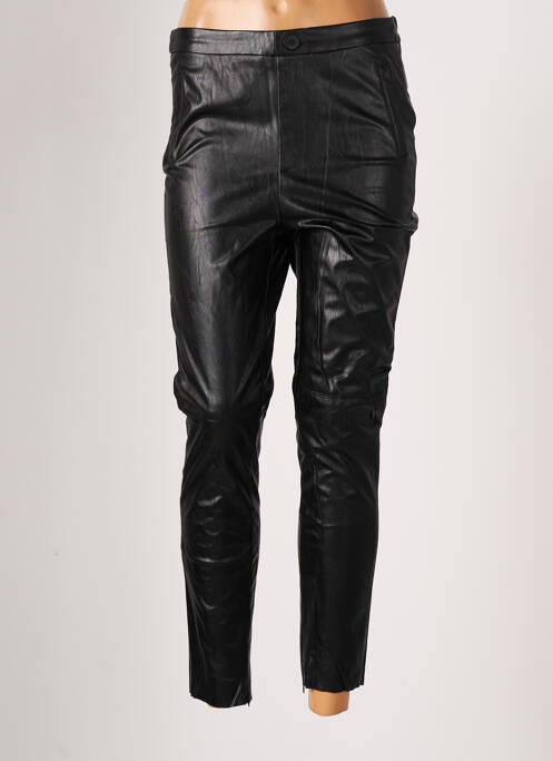 Pantalon 7/8 taille haute taille haute noir SEASON femme