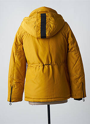 Parka tissage imperméable a capuche jaune MARINA YACHTING femme