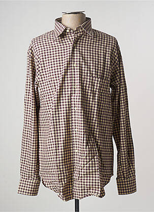 Chemise manches longues manches longues beige FABIO INGHIRAMI homme