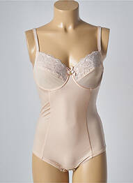 Body lingerie fermeture agrafe beige CHANTELLE femme