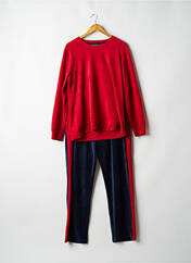 Pyjama rouge PASTUNETTE pour femme seconde vue